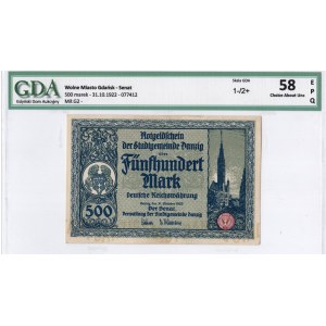 Gdańsk, 500 marek 1922