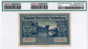 Gdansk, 500 marks 1922