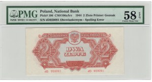 2 gold 1944, series dD, OBVIOUS.