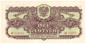 5 gold 1944, AE series, OBEDIENCE