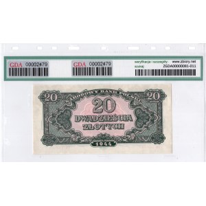20 złotych 1944, seria TO, OBOWIĄZKOWE