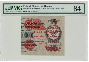 Pass ticket, 5 pennies 28.04.1924