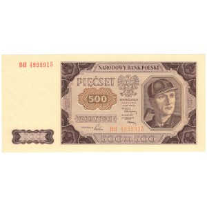 500 złotych 1948, seria BH
