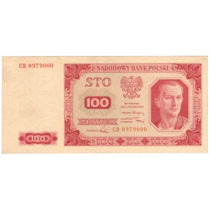 100 złotych 1948, seria CB