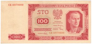 100 zloty 1948, CB series