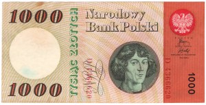 1,000 zloty 1965, series D