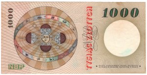 1,000 zloty 1965, series D
