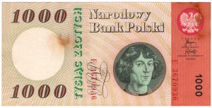 1,000 zloty 1965, series E