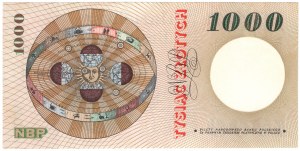 1,000 zloty 1965, series F