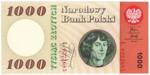 1,000 zloty 1965, series L
