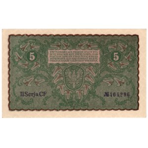5 marek polskich 1919, II Serja CF