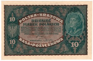10 Polish marks 1919, 2nd Series CM