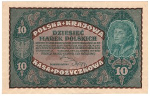 10 Polish marks 1919, 2nd Series AZ