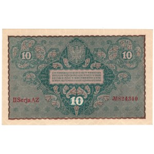 10 marek polskich 1919, II Serja AZ