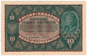 10 Polish marks 1919, 2nd Series EH