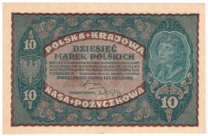10 Polish marks 1919, 2nd Series P