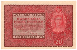 20 Polish marks 1919, II Series V