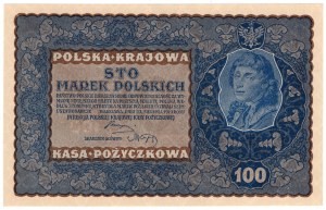 100 Polish marks 1919, IJ Series D