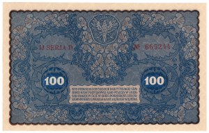 100 Polish marks 1919, IJ Series D