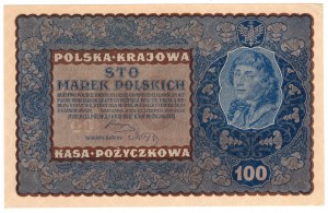 100 Polish marks 1919, IH Series N