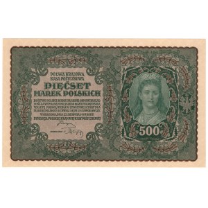 500 marek polskich 1919, I Serja BA