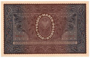 5,000 Polish marks 1920, 3rd Series W