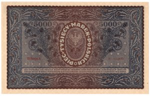 5,000 Polish marks 1920, 3rd Series A