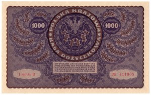 1,000 Polish marks 1919, 1st Series B