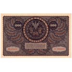 1 000 marek polskich 1919, III Serja G