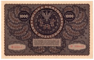 1,000 Polish marks 1919, 3rd Series J