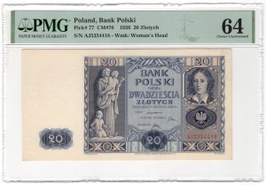 20 zloty 1936, AJ series