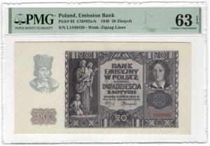20 zloty 1940, series L