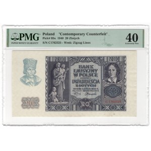 20 złotych 1940, seria C