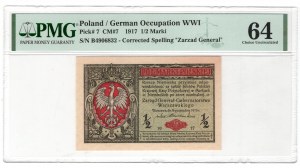 1/2 Polish brand 1916, Series B, GENERAL