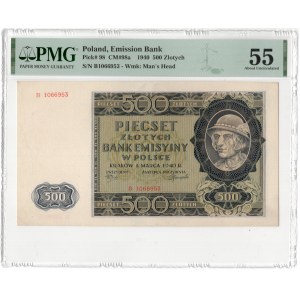 500 złotych 1940, seria B