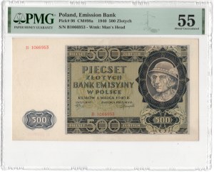 500 zloty 1940, series B