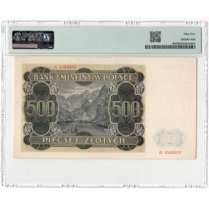 500 złotych 1940, seria B