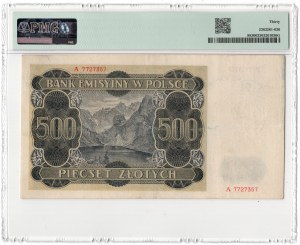 500 zloty 1940, Series A