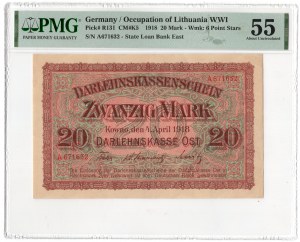 Kaunas, 20 marks 1918, series A