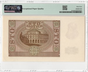 100 zloty 1940, series B, counterfeit ZWZ