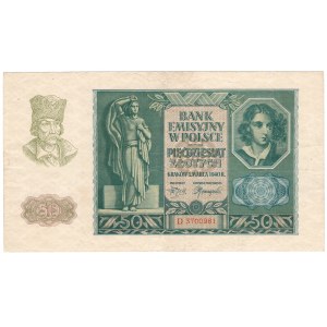 50 złotych 1940, seria D