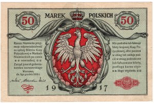 50 Polish marks 1916, series A, JENEREAL