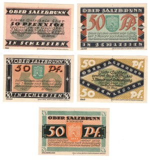 Szczawno-Zdrój (Salzbrunn) - set of 5 pieces