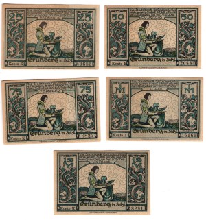 Zielona Góra (Grünberg) - set of 5 pieces