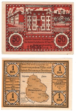 Bielszowice (Bielschowitz) - set of 2 pieces