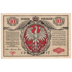 10 marek polskich 1916, Seria A, GENERAŁ