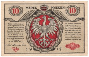 10 Polish marks 1916, Series A, GENERAL