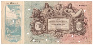 Lviv, Cash Assignment for 100 crowns 1915, T series