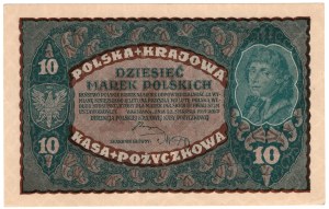 10 Polish marks 1919, 2nd Series DH