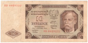 10 gold 1948, BB series